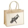 Cotton Pocket Jute Shopper Thumbnail