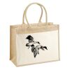 Cotton Pocket Jute Shopper Thumbnail