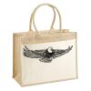Cotton Pocket Jute Shopper Thumbnail