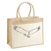 Cotton Pocket Jute Shopper Thumbnail