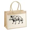 Cotton Pocket Jute Shopper Thumbnail