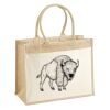 Cotton Pocket Jute Shopper Thumbnail