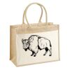 Cotton Pocket Jute Shopper Thumbnail