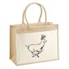 Cotton Pocket Jute Shopper Thumbnail