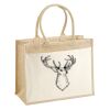 Cotton Pocket Jute Shopper Thumbnail