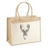 Cotton Pocket Jute Shopper Thumbnail