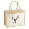 Cotton Pocket Jute Shopper Thumbnail