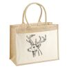 Cotton Pocket Jute Shopper Thumbnail