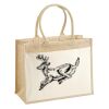 Cotton Pocket Jute Shopper Thumbnail