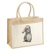 Cotton Pocket Jute Shopper Thumbnail