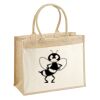 Cotton Pocket Jute Shopper Thumbnail