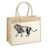 Cotton Pocket Jute Shopper Thumbnail