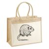 Cotton Pocket Jute Shopper Thumbnail