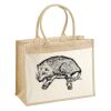 Cotton Pocket Jute Shopper Thumbnail