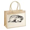 Cotton Pocket Jute Shopper Thumbnail