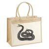 Cotton Pocket Jute Shopper Thumbnail
