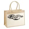 Cotton Pocket Jute Shopper Thumbnail