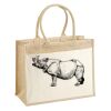 Cotton Pocket Jute Shopper Thumbnail