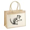 Cotton Pocket Jute Shopper Thumbnail