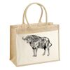 Cotton Pocket Jute Shopper Thumbnail