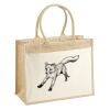 Cotton Pocket Jute Shopper Thumbnail
