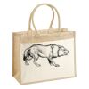 Cotton Pocket Jute Shopper Thumbnail