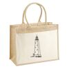 Cotton Pocket Jute Shopper Thumbnail