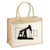 Cotton Pocket Jute Shopper Thumbnail