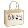 Cotton Pocket Jute Shopper Thumbnail