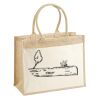 Cotton Pocket Jute Shopper Thumbnail
