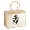 Cotton Pocket Jute Shopper Thumbnail