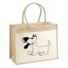 Cotton Pocket Jute Shopper Thumbnail