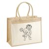 Cotton Pocket Jute Shopper Thumbnail