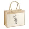 Cotton Pocket Jute Shopper Thumbnail