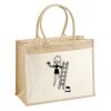 Cotton Pocket Jute Shopper Thumbnail