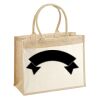 Cotton Pocket Jute Shopper Thumbnail