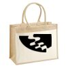 Cotton Pocket Jute Shopper Thumbnail