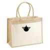 Cotton Pocket Jute Shopper Thumbnail