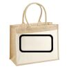 Cotton Pocket Jute Shopper Thumbnail