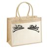 Cotton Pocket Jute Shopper Thumbnail