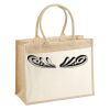 Cotton Pocket Jute Shopper Thumbnail