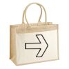 Cotton Pocket Jute Shopper Thumbnail