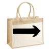 Cotton Pocket Jute Shopper Thumbnail