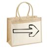 Cotton Pocket Jute Shopper Thumbnail