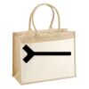 Cotton Pocket Jute Shopper Thumbnail
