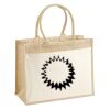 Cotton Pocket Jute Shopper Thumbnail