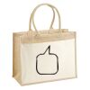 Cotton Pocket Jute Shopper Thumbnail