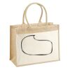 Cotton Pocket Jute Shopper Thumbnail