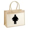 Cotton Pocket Jute Shopper Thumbnail