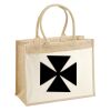 Cotton Pocket Jute Shopper Thumbnail